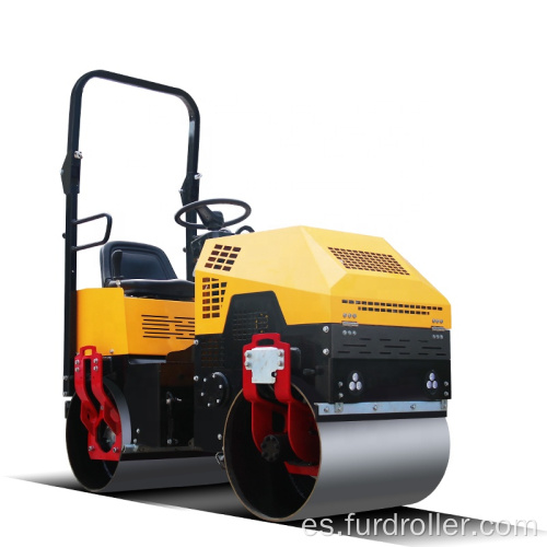 Doble hidráulico Drum Vbratory Road Roller Suelo Compactador Roller Vibratorio Fyl-880